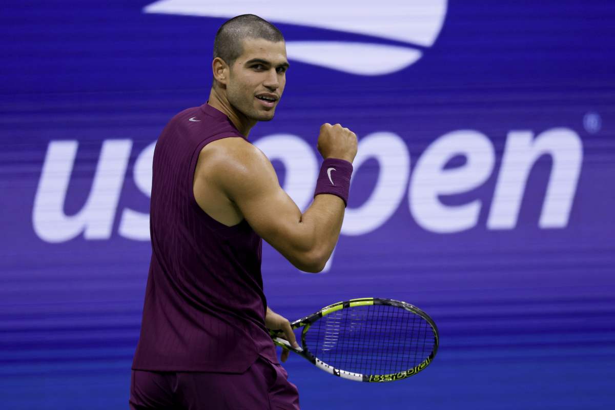 Carlos Alcaraz agli US Open 2025