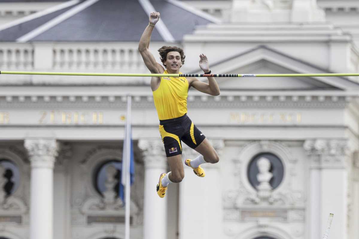 La stella del salto con l'asta Duplantis